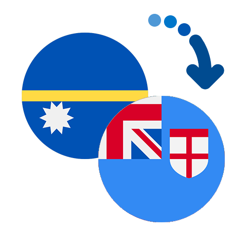Wie kann man online Geld von Nauru nach Fidschi senden?