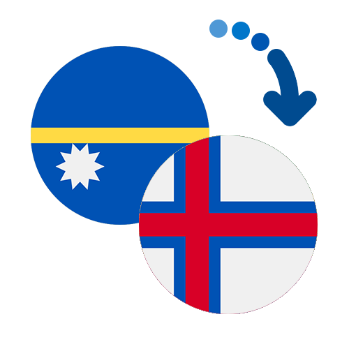 How to send money from Nauru to the Faroe Islands
