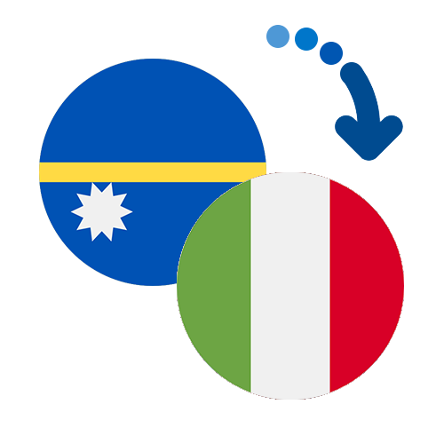 How to send money from Nauru to Italy