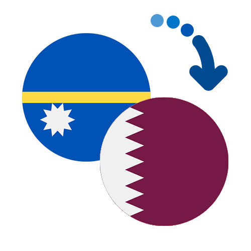 Wie kann man online Geld von Nauru nach Katar senden?