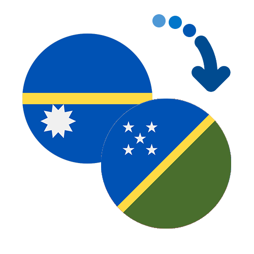 Wie kann man online Geld von Nauru auf die Salomon-Inseln senden?