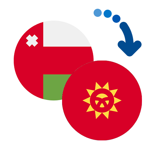 Wie kann man online Geld von Oman nach Kirgisistan senden?