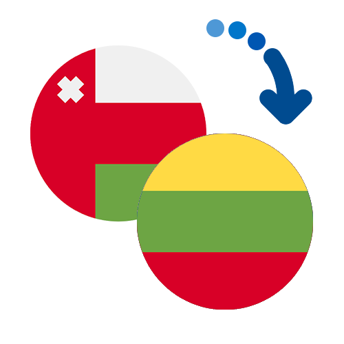 Wie kann man online Geld von Oman nach Litauen senden?