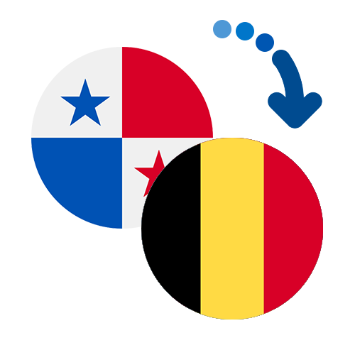 How to send money from Panama to Belgium