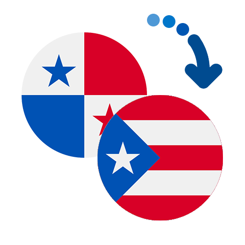 Wie kann man online Geld von Panama nach Puerto Rico senden?