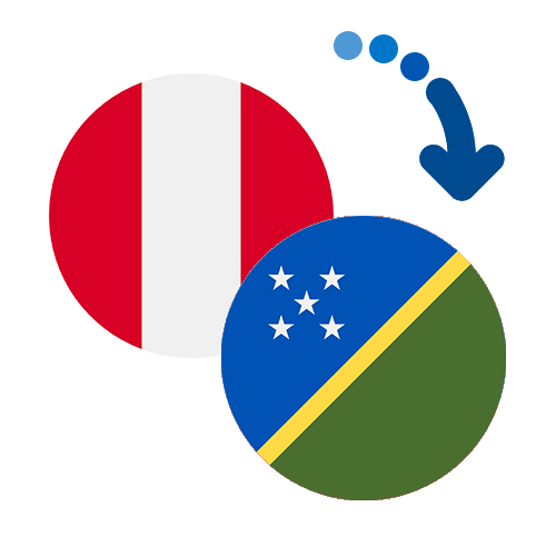 Wie kann man online Geld von Peru auf die Salomon-Inseln senden?