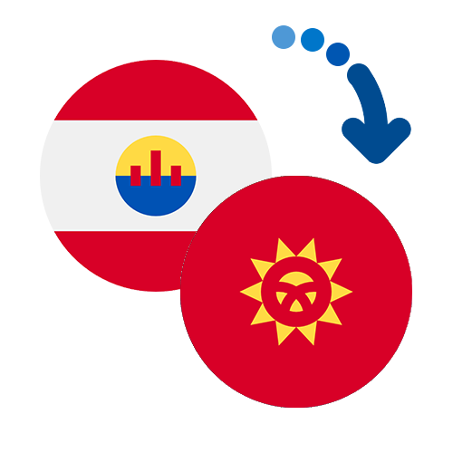 How to send money from French Polynesia to Kyrgyzstan