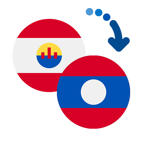 Wie kann man online Geld von Französisch-Polynesien nach Laos senden?
