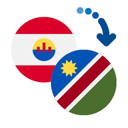 Wie kann man online Geld von Französisch-Polynesien nach Namibia senden?
