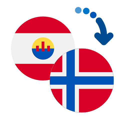 ¿Cómo mandar dinero de la Polinesia Francesa a Noruega?