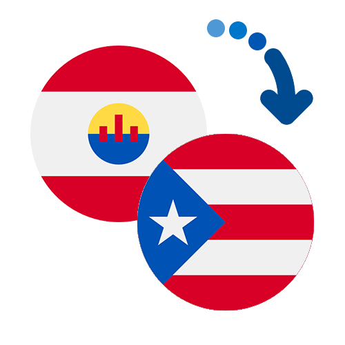 How to send money from French Polynesia to Puerto Rico