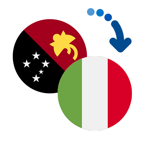¿Cómo mandar dinero de Papúa Nueva Guinea a Italia?