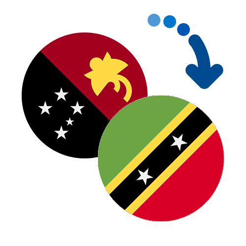 ¿Cómo mandar dinero de Papúa Nueva Guinea a San Cristóbal y Nieves?