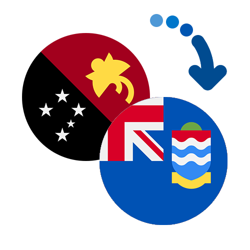Wie kann man online Geld von Papua-Neuguinea auf die Cayman Inseln senden?