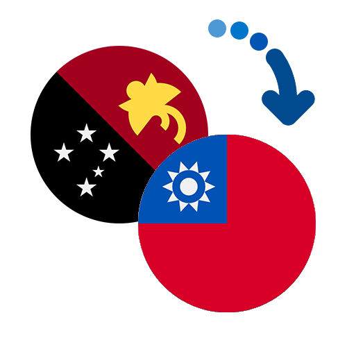 Wie kann man online Geld von Papua-Neuguinea nach Taiwan senden?