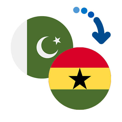 Wie kann man online Geld von Pakistan nach Ghana senden?
