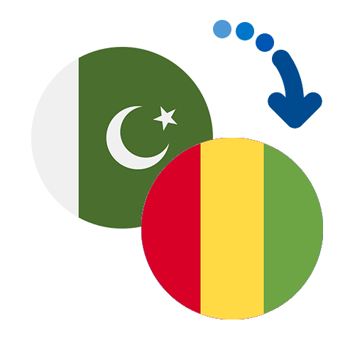 Wie kann man online Geld von Pakistan nach Guinea senden?
