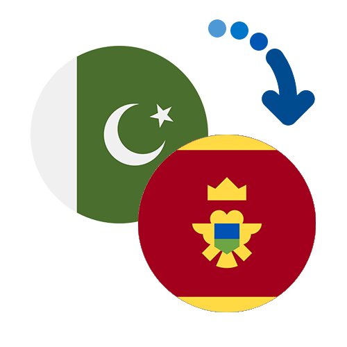 Wie kann man online Geld von Pakistan nach Montenegro senden?
