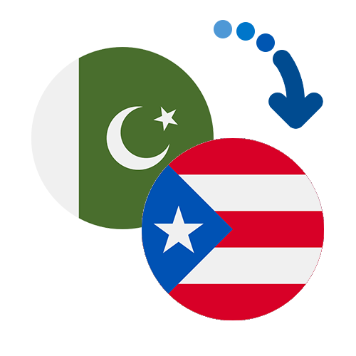 Wie kann man online Geld von Pakistan nach Puerto Rico senden?