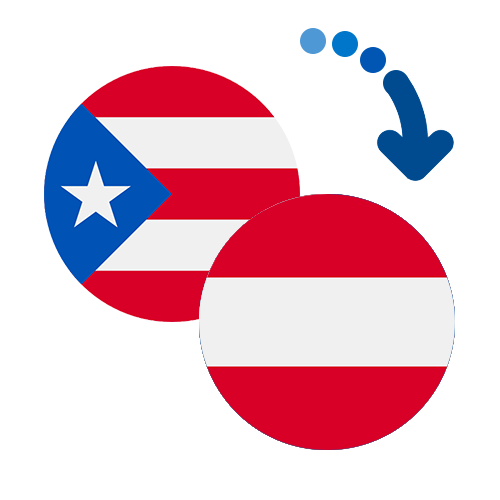 Wie kann man online Geld von Puerto Rico nach Österreich senden?