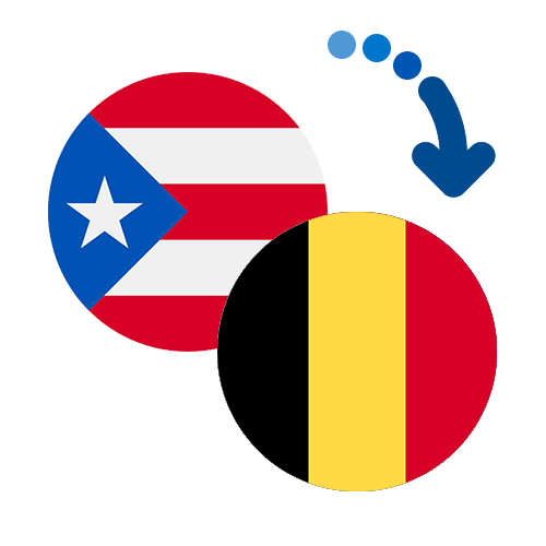 Как перевести деньги из Пуэрто Рико в Бельгию