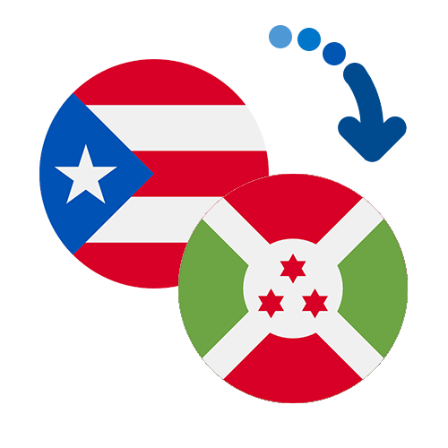 Wie kann man online Geld von Puerto Rico nach Burundi senden?