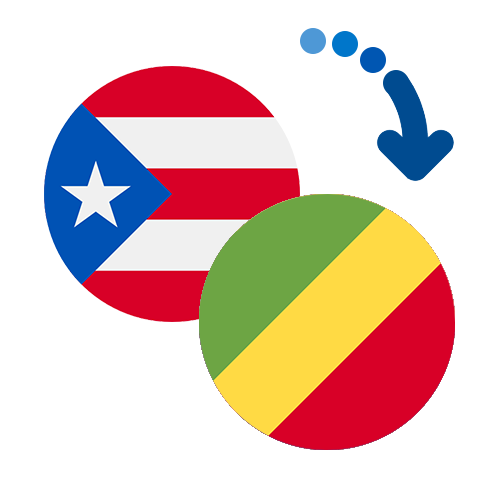 Wie kann man online Geld von Puerto Rico nach Kongo (RDC) senden?