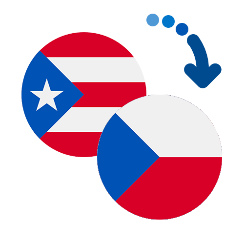 Как перевести деньги из Пуэрто Рико в Чехию