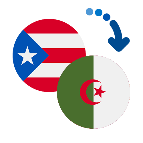 How to send money from Puerto Rico to Algeria