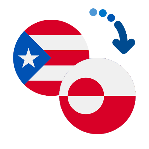 Wie kann man online Geld von Puerto Rico nach Grönland senden?