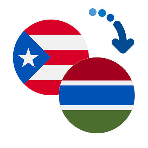 How to send money from Puerto Rico to the Gambia