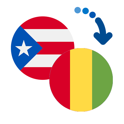 How to send money from Puerto Rico to Guinea