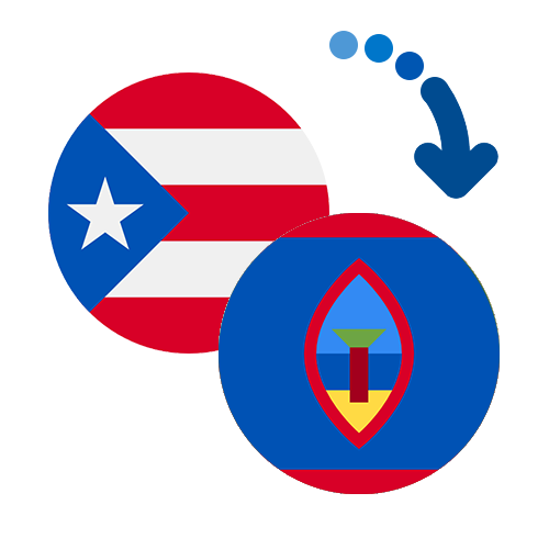Wie kann man online Geld von Puerto Rico nach Guam senden?