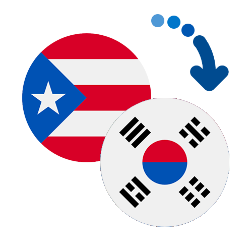 Jak wysłać pieniądze z Portoryko do Korei Południowej online?