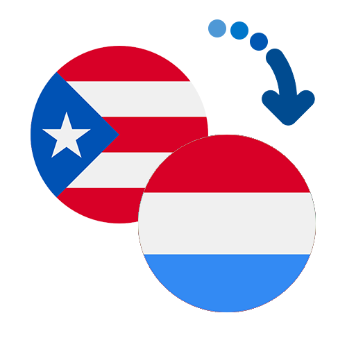 Как перевести деньги из Пуэрто Рико в Люксембург