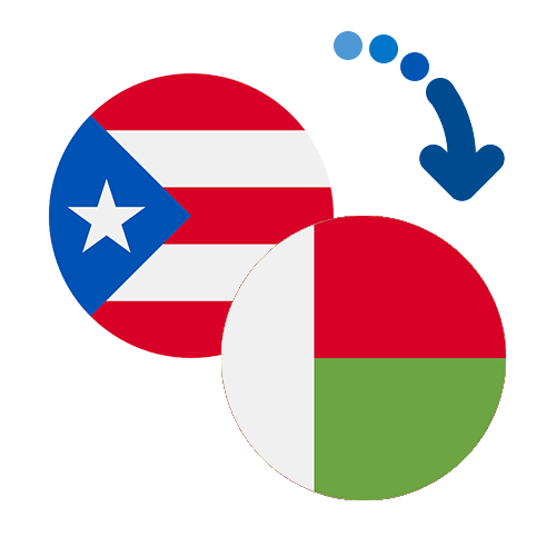 Как перевести деньги из Пуэрто Рико в Мадагаскар