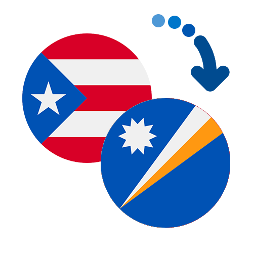 Jak wysłać pieniądze z Portoryko na Wyspy Marshalla online?
