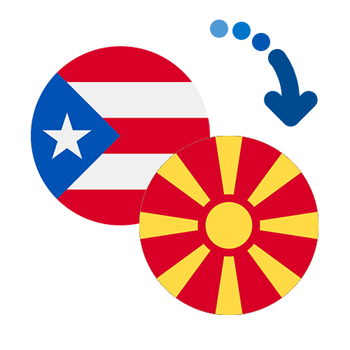 How to send money from Puerto Rico to Macedonia