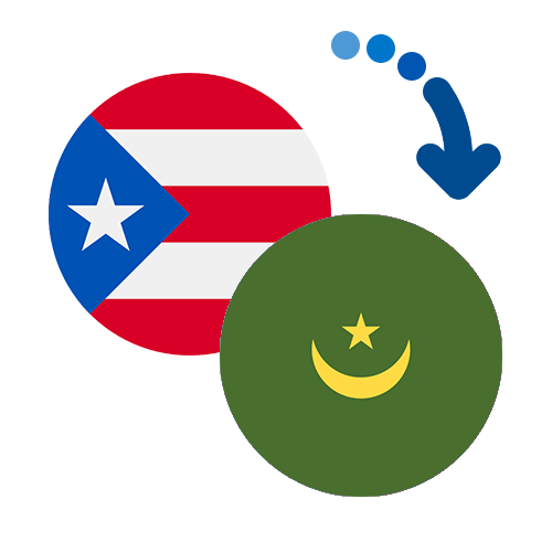 How to send money from Puerto Rico to Mauritania