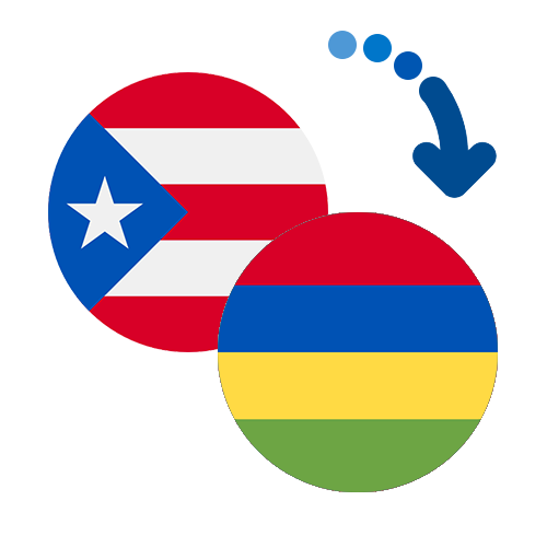 How to send money from Puerto Rico to Mauritius