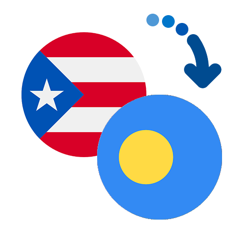 Jak wysłać pieniądze z Portoryko do Palau online?