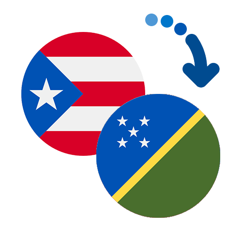 Wie kann man online Geld von Puerto Rico auf die Salomon-Inseln senden?