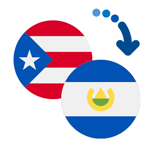 Wie kann man online Geld von Puerto Rico nach El Salvador senden?