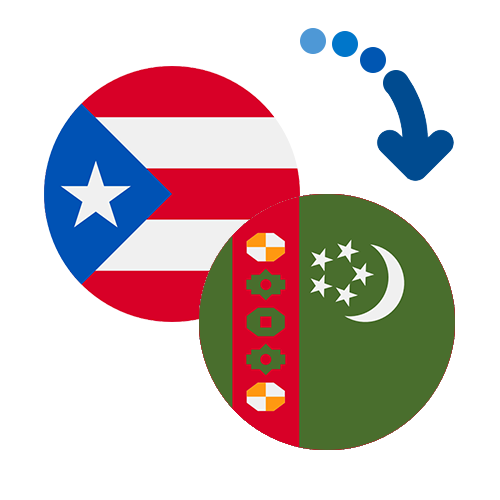 Как перевести деньги из Пуэрто Рико в Туркменистан