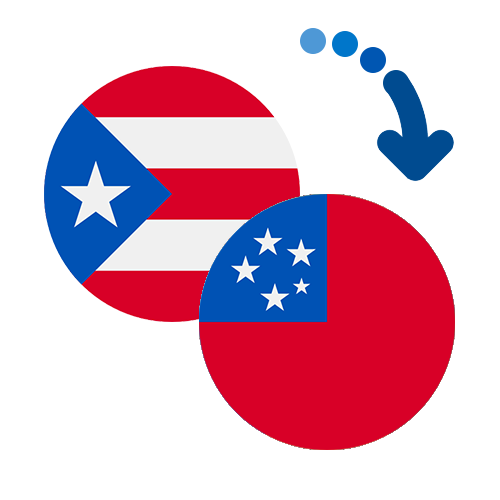 Как перевести деньги из Пуэрто Рико в Самоа