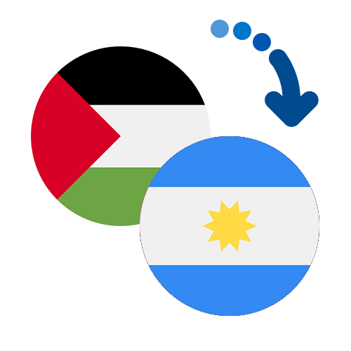Wie kann man online Geld von Palästina nach Argentinien senden?