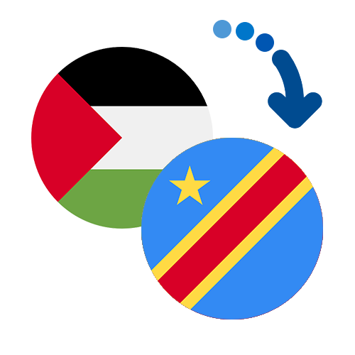 Jak wysłać pieniądze z Palestyny do Demokratycznej Republiki Konga online?