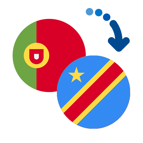 Wie kann man online Geld von Portugal nach Kongo senden?