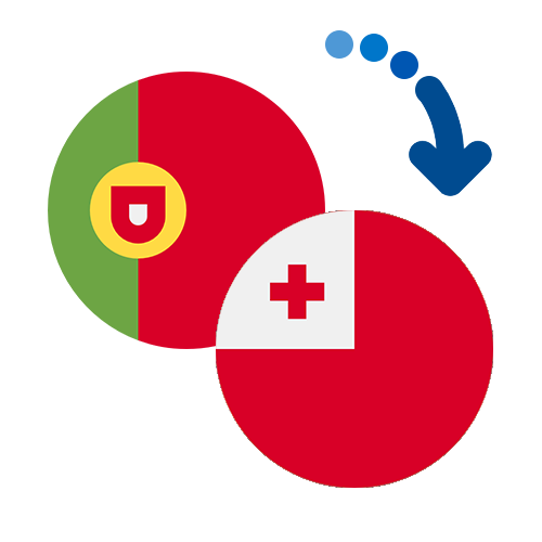 Wie kann man online Geld von Portugal nach Tonga senden?