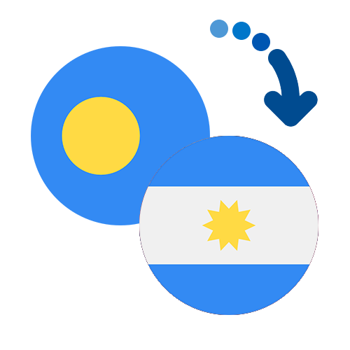 Wie kann man online Geld von Palau nach Argentinien senden?